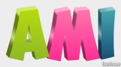 Ami Text effect