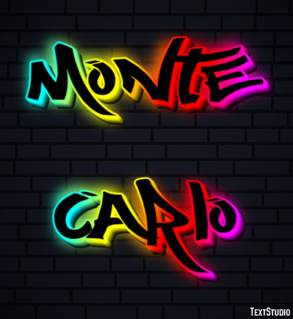 Monte Carlo Эффект текста