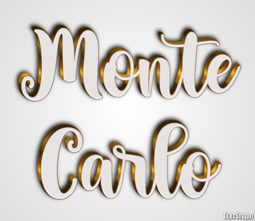 Monte Carlo Effetto testo
