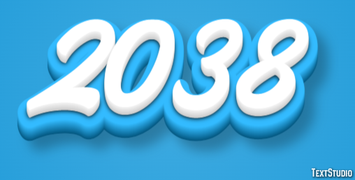 2038 Text Effect