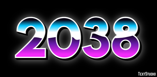 2038 Text Effect