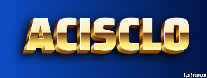 Acisclo Efecto de texto