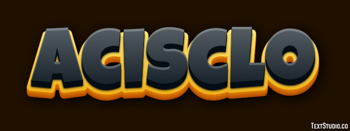 Acisclo Efecto de texto