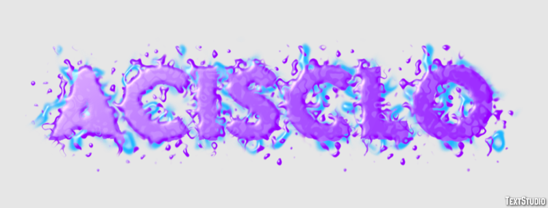 Acisclo Efecto de texto