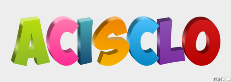Acisclo Efecto de texto