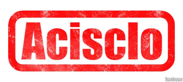 Acisclo Efecto de texto