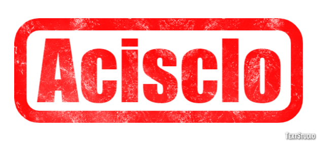 Acisclo Efecto de Texto