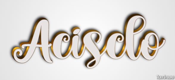 Acisclo Efecto de texto