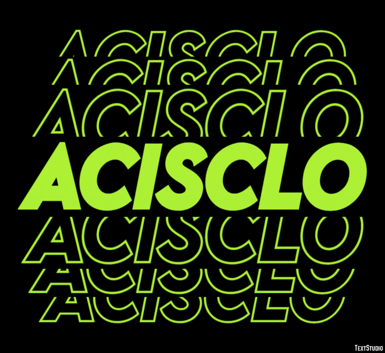Acisclo Efecto de texto