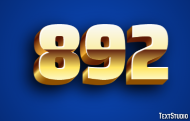 892 Text Effect