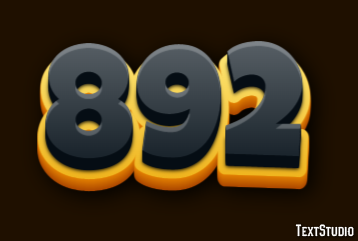 892 Text Effect