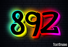 892 Text Effect