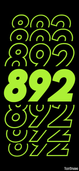 892 Text Effect