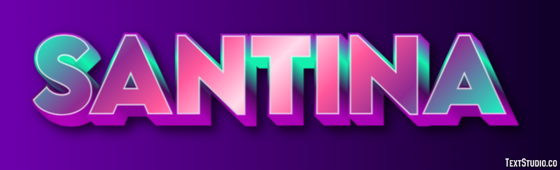Santina テキスト効果