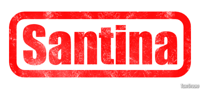 Santina テキスト効果
