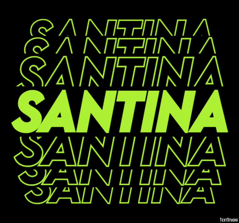 Santina Text Effect