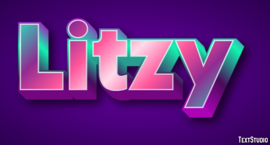 Litzy Effetto testo