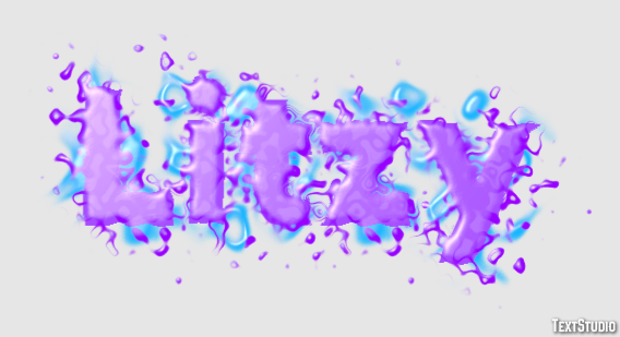 Litzy Effetto testo