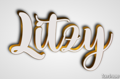 Litzy Effetto testo