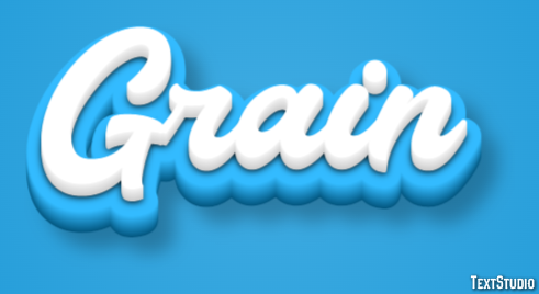 Grain Efecto de Texto