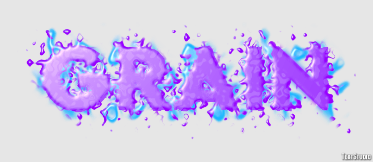 Grain Efecto de Texto