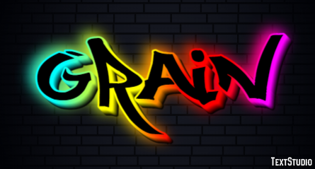 Grain Efecto de Texto