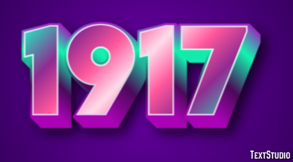 1917 Effetto testo