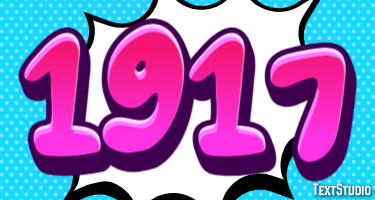 1917 Text Effect