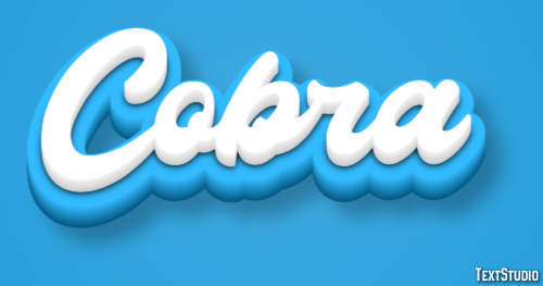 Cobra Texteffekt
