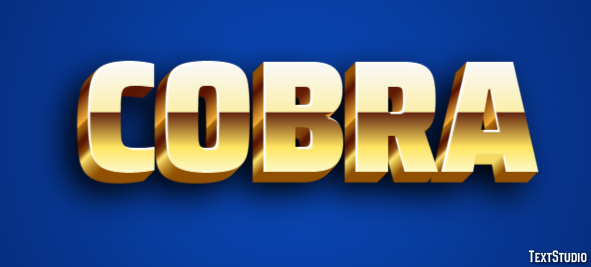 Cobra Metin efekti