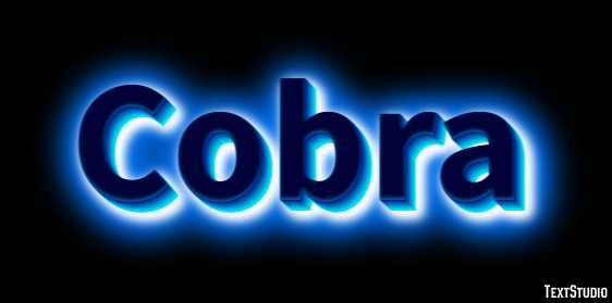 Cobra Metin efekti