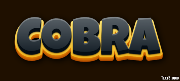 Cobra Metin efekti