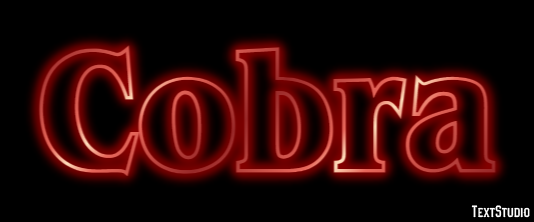 Cobra Metin efekti