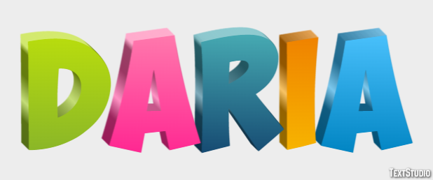 Daria Text effect