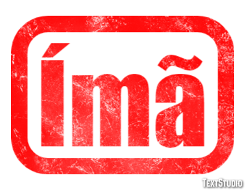 Ímã Efeito do texto