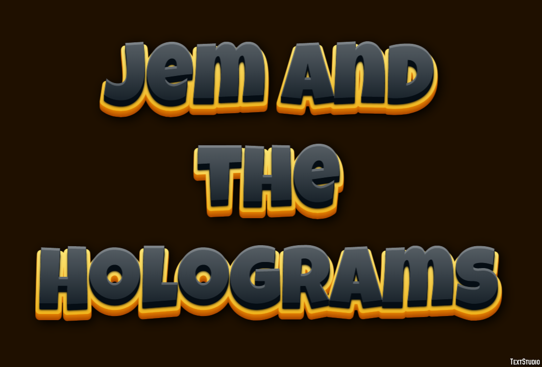 Jem and the Holograms Effetto testo