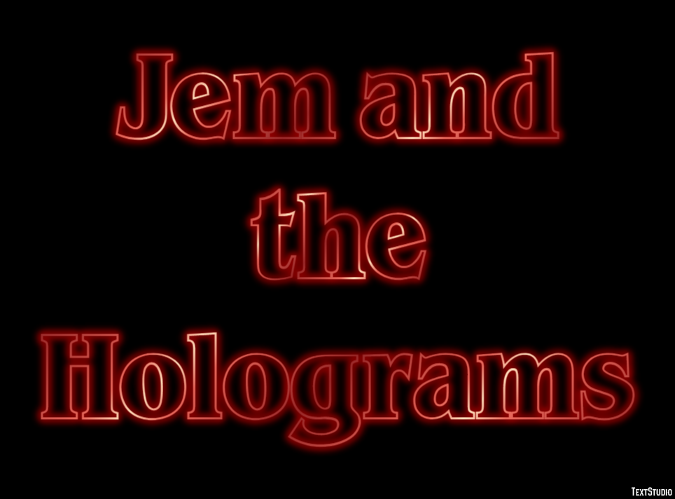 Jem and the Holograms Effetto testo