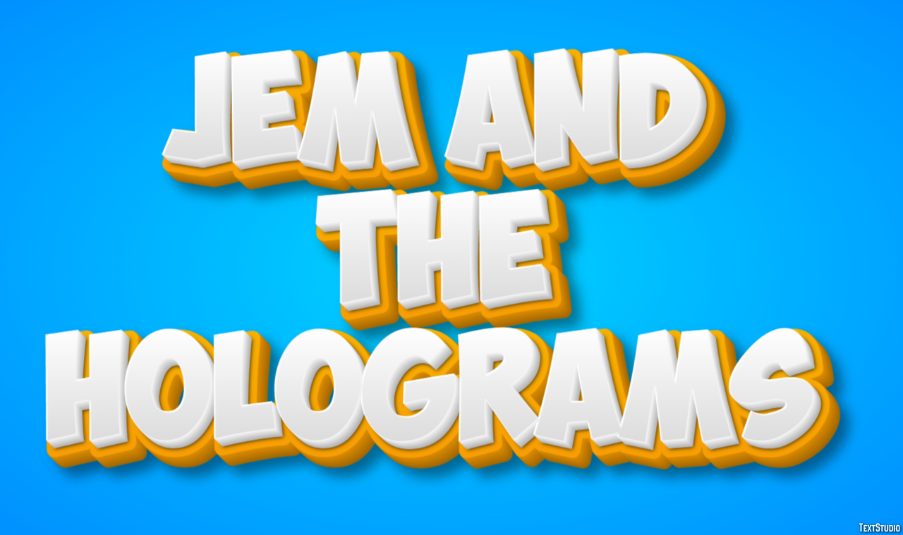 Jem and the Holograms Effetto testo