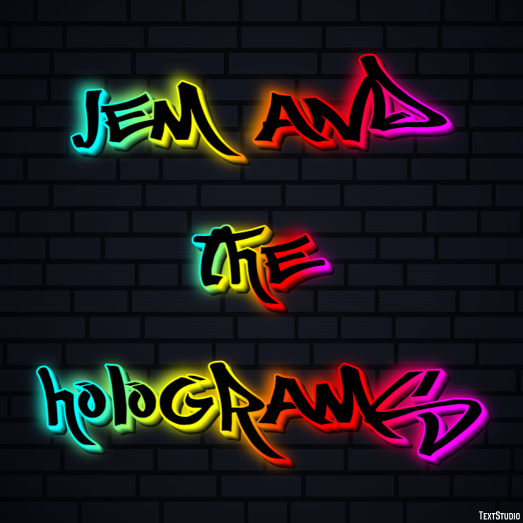 Jem and the Holograms Effetto testo
