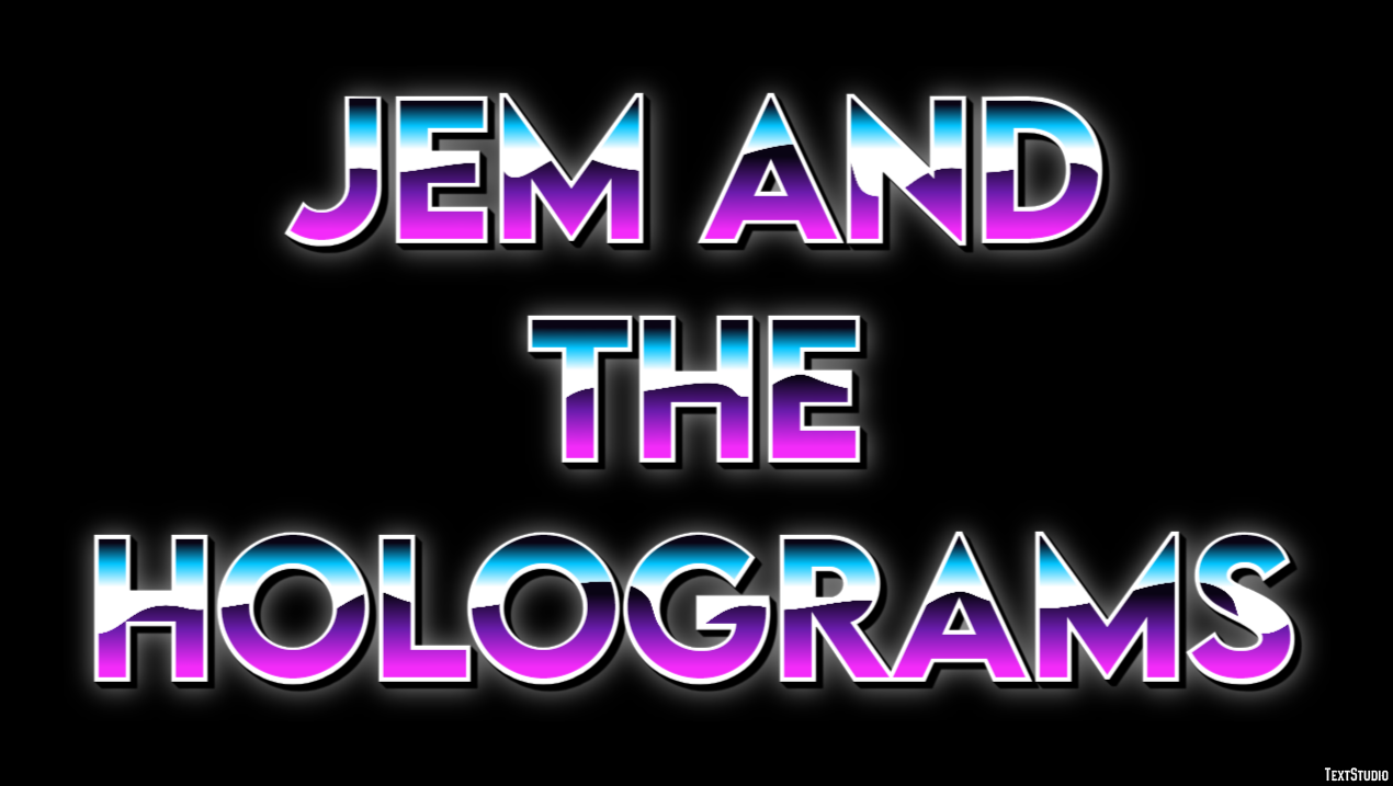 Jem and the Holograms Effetto testo