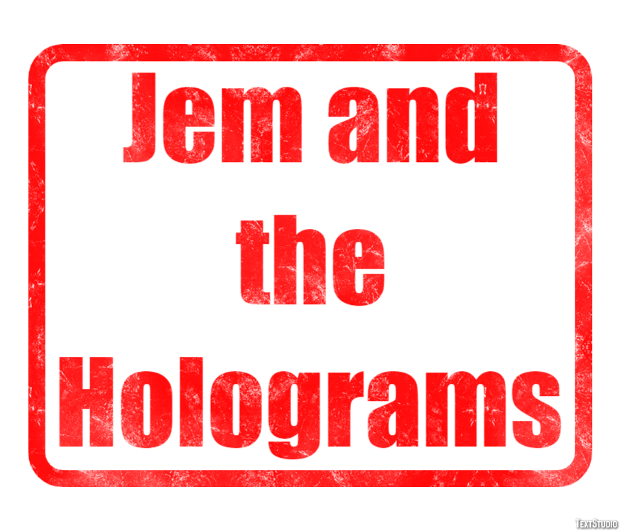 Jem and the Holograms Text effect