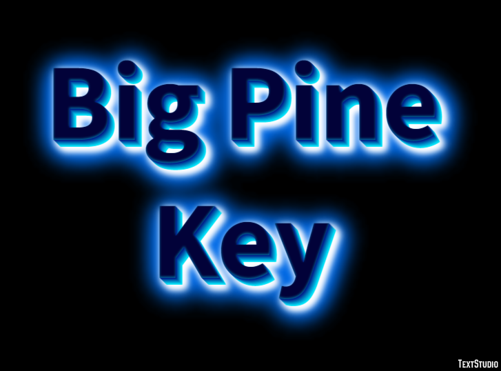 Big Pine Key Effet de Texte