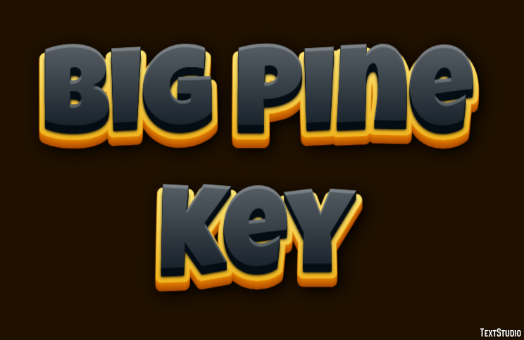 Big Pine Key Effet de Texte