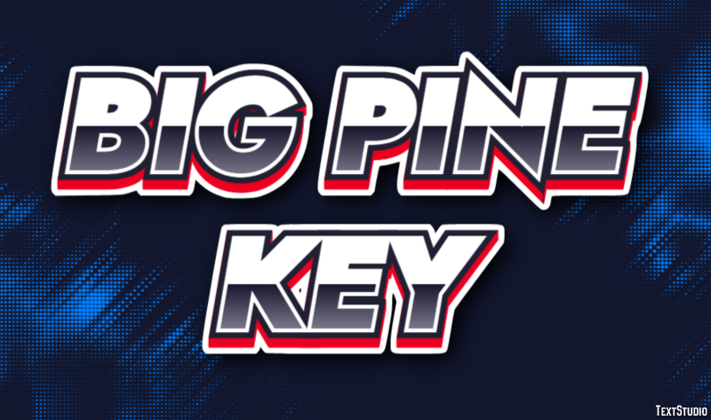 Big Pine Key Efekt tekstowy