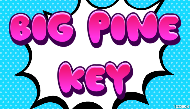 Big Pine Key Efekt tekstowy