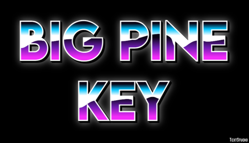 Big Pine Key Efekt tekstowy