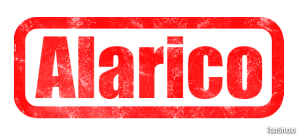 Alarico Effetto testo
