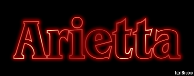 Arietta Text effect