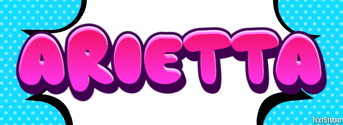 Arietta Efecto de Texto