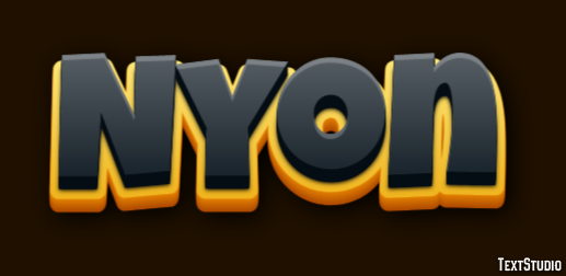 Nyon Texteffekt